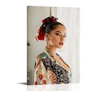 WJYCHEND Póster de la serie musical de Becky G Singer para álbum de música, arte de pared, pintura decorativa para dormitorio, póster de 30 x 45 cm, estilo marco