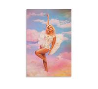 WJYCHEND Póster decorativo de la serie musical de Becky G Singer para álbum de música, pintura decorativa para dormitorio, 50 x 75 cm, estilo sin marco