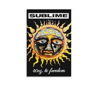 WJYCHEND Póster decorativo de la serie musical de Sublime Singer para álbum de pared, pintura decorativa para dormitorio, 40 x 60 cm, estilo sin marco
