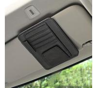 WJYZNB Almacenamiento en la Visera del Coche, Compatible para Mercedes-Benz Mercedes-EQ EQA EQB EQC EQS 300 350 400 580 450+, Accesorios de Almacenamiento,Black