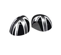 WJZB 1 par de cubiertas de espejo retrovisor de coche for MINI Cooper R50 R52 R53 R55 R56 R57 R58 R59 R60 R61, accesorios de decoración de estilo(Green)