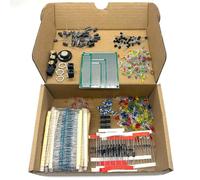 WJZJSVWTAU 1818pcs Electronic Components Kit Ultimate Edition Various Common Capacitors Resistors Capacitors T0-92 LED Transistors PCB diy supplies