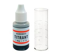WK - Kit de prueba de análisis de agua, medidor de dureza y presencia de cal, botella de Titrant de 10 ml con tubo de ensayo, uso fácil e inmediato, ideal para elegir y configurar descalcificador