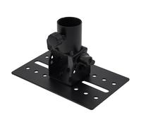 WKabnkn Bandeja de metal resistente para altavoces de compatibilidad general, bandeja de altavoces de altura ajustable para una colocación estable de habla, soporte profesional para altavoces