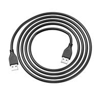 WKabnkn Cable de extensión USB 2.0 macho a cable de extensión de 28 AWG+24 AWG, cable de transmisión de datos de 480 Mbps para disco duro y portátil, ventilador de refrigeración a cable adaptador USB
