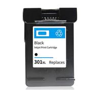 WKabnkn Cartucho recargable remanufacturado 301XL para 4500 5530 5532 4502 4507 DeskJet 2540 2050 1050 Office Printer Cartridge Replacement