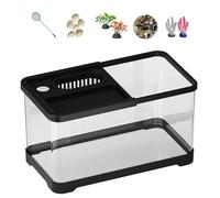 WKabnkn Cisterna de peces integrada que destaca la luz LED de bajo consumo para una fácil instalación intercambiable en caliente en residencias de la ciudad, Marinepark seguro para niños