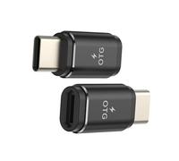 WKabnkn Convertidores de 8 pines a USB C Plug and Play sincronización de datos de carga rápida compatible con micrófonos convertidores de transmisión en vivo tipo C