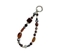 WKabnkn Correa ergonómica tradicional para cámara con dije de lentejuelas, cable de PVC resistente para la seguridad diaria del teléfono y el dispositivo, cable móvil único con lentejuelas