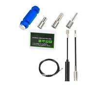 WKabnkn Eficiente herramienta de enhebrado de alambre para cuadro de bicicleta, incluye cuerda y adaptadores para cuadro de aluminio de carbono de larga distancia