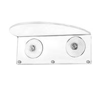 WKabnkn Estante de ventana de acrílico transparente para plantas de jardín con potente extensor de ventana de ventosa, estante flotante, accesorios de cocina para el hogar, estantes de pared de madera