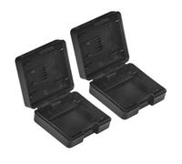 WKabnkn Funda protectora de batería resistente con ranura para tarjeta de memoria dedicada, segura para fotografía de aventuras, soporte de batería ABS