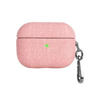 WKabnkn Funda protectora minimalista de franela para auriculares, diseño a prueba de golpes, puerto de carga de fácil acceso, acabado texturizado, funda protectora con textura de tela