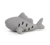 WKabnkn Juguete para gatos de silicona para interiores, dispensador de golosinas con forma de pez, estimula los instintos, previene la obesidad, juguete para masticar la salud de los gatos