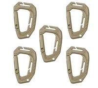 WKabnkn Mosquetón de alta resistencia, mecanismo de bloqueo seguro multiusos para montañismo, camping, construcción ligera, mosquetones de escalada resistentes