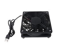 WKabnkn Para ventilador de enrutador alimentado por USB de 5 V, disipador de calor, enfriador de PC, refrigeración de 120 mm con red protectora Qui CPU, líquido pequeño, disipador de calor de aire