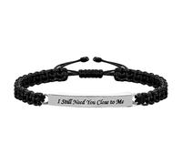 WKabnkn Pulseras conmemorativas de acero inoxidable personalizadas para cenizas de mascotas, joyería de cremación, recuerdos, accesorios de regalo para perros, gatos, joyería de cremación para cenizas