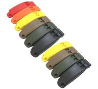 WKabnkn Silbato de alta visibilidad al aire libre con alertas de doble tono, impermeable, silbato de senderismo para supervivencia, esenciales portátiles, equipos de supervivencia