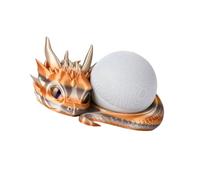 WKabnkn Soporte para conferencista de dragón artesanal con punto de reverberación Gen5, diseño de base de computadora ajustable, diseño dinámico de dragón moldeado propietario del dispositivo