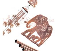 WKabnkn Vintage Plan - Peaje de viento de metal, cinco tonos suaves, perfecto para jardín, porche, terraza, crear un estado de ánimo tranquilo, fácil de suspender el peaje de entrada