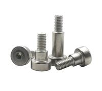 WKAIYUAN 2 uds 304 acero inoxidable M8 hexagonal cabeza hueca rodamiento de rodillos tornillo de hombro(22mm)