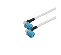 WKAIYUAN Cable coaxial RF RG316 Fakra Z RAL 5005, macho y hembra, cable de extensión de antena GPS, cable flexible for navegación telemática de vehículos.(Fakra Z F90 to F90,3M)