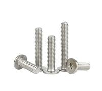 WKAIYUAN Tornillo de cabeza plana ultrafina M5 304 de acero inoxidable con forma de cruz for portátil, portátil y electrónica(40mm)