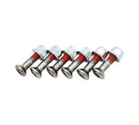 WKAIYUAN Tornillo y arandelas de perno de piñón trasero de acero inoxidable M8 x 25mm for motocicleta, 6 uds., for CRF CRF250R CRF450R