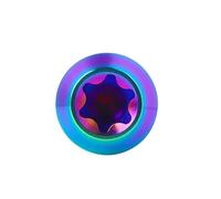 WKAIYUAN Tornillos de titanio M6x10 15 20 25 30 35 40 45 50 mm con cabeza Torx for freno de motor de bicicleta, rueda delantera, scooter y escape.(Rainbow,45MM_M6)