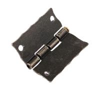 WKFBIFLY 4 Uds. Bisagras decorativas bonitas de 26 * 23mm for puerta, cajón, armario, almacenamiento Vintage, caja de madera, caja de vino, Bronce Antiguo