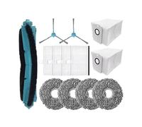 WKFBIFLY Compatible con Cecotec Conga 9590/9990/10090 AI Spin Revolution Ultra Power Home Repuestos Cepillo Filtro Mopa Paño Bolsa for el polvo