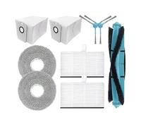 WKFBIFLY Compatible con Cecotec Conga AI Spin Revolution Ultra Power 9590/9990 10090 9 piezas de repuesto for cepillo, filtro, mopa, paño y bolsa for el polvo.