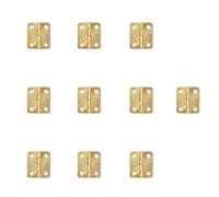 WKFBIFLY Mini Retro for muebles, caja de madera, casas, artesanías, accesorios de gabinete, bisagras de puerta, joyería(Gold-18x16mm)