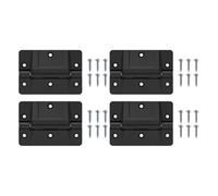 WKFBIFLY Paquete de 2/4 bisagras de repuesto con tornillos de acero inoxidable for refrigeradores IGLOO 150-165 QT, herrajes for muebles de fácil instalación(4pcs)