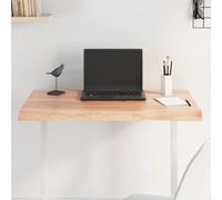 WKIEQACO Accesorios de mesa, tablero de mesa, color marrón claro, 80 x 50 x (2-4) cm, madera maciza tratada, borde vivo
