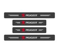WKJEIGHT Protector Umbral Puerta Coche para Peugeot 9x8 2021-2021，Anti-Scratch Tiras Pegatina Protector Estribos Antideslizante Tira Anti-Kick Guard de Parachoques,4 Pieces