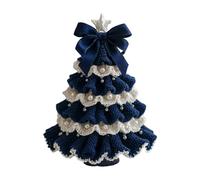 Wkldjf Adorno de ganchillo para árbol de Navidad, decoración suave y segura para la familia y los niños, fácil de colgar, decoraciones navideñas