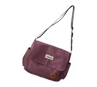 Wkldjf Bolsa cruzada ligera de gran tamaño, múltiples compartimentos, con correa ajustable para profesionales y espaciosas bolsas de hombro para viajeros, Purple, One Size