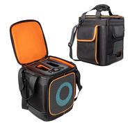 Wkldjf Bolsa de almacenamiento portátil adecuada con 2 estaciones de energía, construcción de tela Oxford sólida para accesorios de herramientas, organizadores de generadores delicados con cremallera