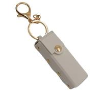 Wkldjf Bolsa portátil para pintalabios, llavero, bolsa de almacenamiento para mujer, llavero protector de lápiz labial