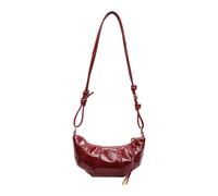 Wkldjf Bolso cruzado para mujer, diseño de albóndigas sencillas, elegante, de piel sintética, para uso diario, a la moda, para llevar al hombro, a, One Size