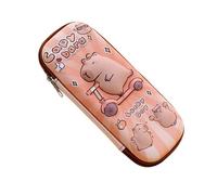 Wkldjf Bonita bolsa para bolígrafos, organizador de lápices de panda de gran capacidad para gomas de borrar, marcadores, tijeras, almacenamiento, Kapibala