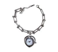 Wkldjf Cadena de reloj de bolsillo vintage ajustable con elegante diseño de flecos para mujer, accesorio de muñeca hecho a mano, regalo elegante con borlas, reloj de bolsillo, joyería, plata, talla
