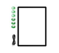 Wkldjf Caja de luz LED portátil para dibujar, almohadilla de trazado para artistas, luces de dibujo, mesa duradera