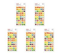 Wkldjf Calcomanías gruesas de espuma 3D, coloridas, seguras, para profesores y padres, para fomentar el buen comportamiento, suministros de fabricación de diarios, decoración de acero