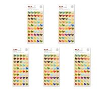 Wkldjf Calcomanías gruesas de espuma 3D, coloridas, seguras, para profesores y padres, para fomentar el buen comportamiento, suministros de fabricación de diarios, decoración de acero