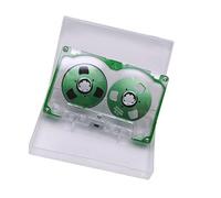 Wkldjf Cinta vacía de carrete de metal de doble cara de 50 minutos para música, cinta vacía para canciones