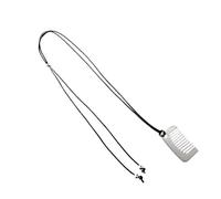 Wkldjf Collar con colgante de peine de acero resistente portátil y elegante, accesorio de joyería para personalizar tu peinado con facilidad