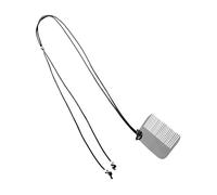 Wkldjf Collar con colgante de peine de acero resistente portátil y elegante, accesorio de joyería para personalizar tu peinado con facilidad