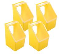 Wkldjf Comedero compacto para palomas colgantes para espacios de jaula de pájaros pequeños, materiales de durabilidad, fácil de limpiar, recarga eficiente, comederos de aves de corral, accesorio para